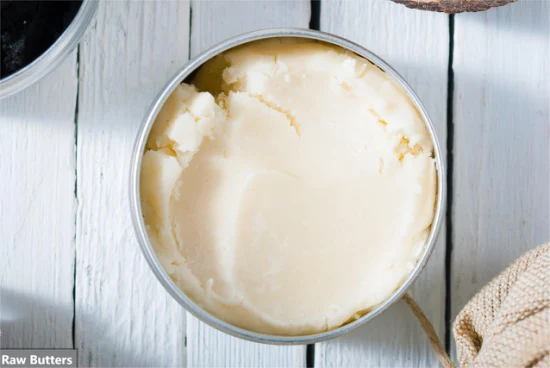 Beurre de mangue cru non raffiné biologique pour crèmes pour les mains, hydratant pour la peau
